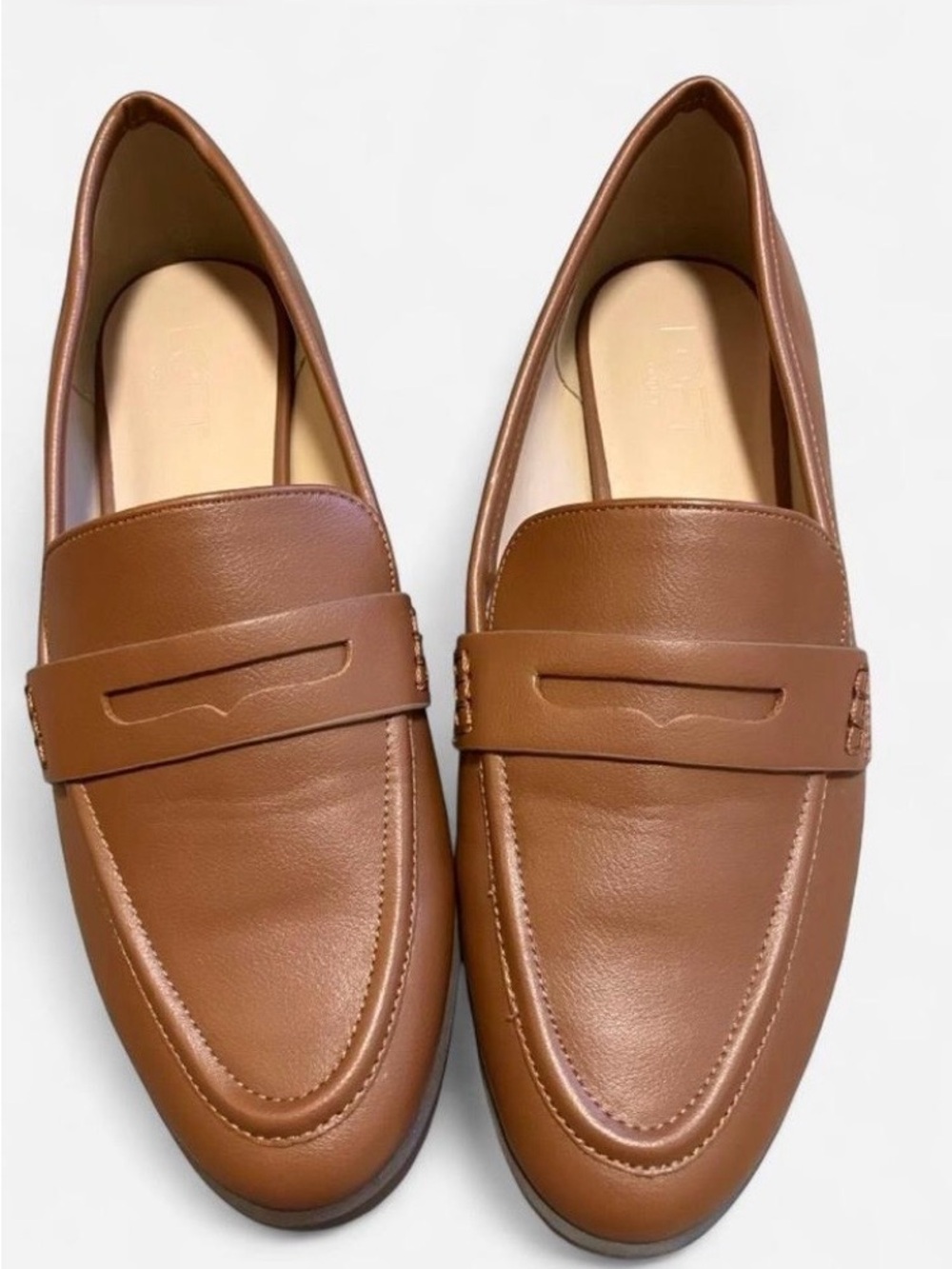 LOFT Classic Women’s Brown Penny Loafers Size 8